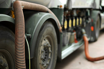 Image showing Fuel truck close up