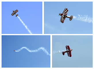 Image showing Red plane looping