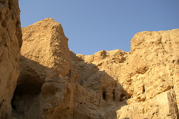 Image showing arava desert - dead landscape, background