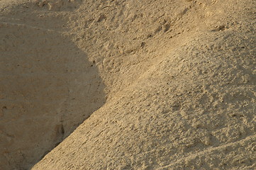 Image showing arava desert - dead landscape, background