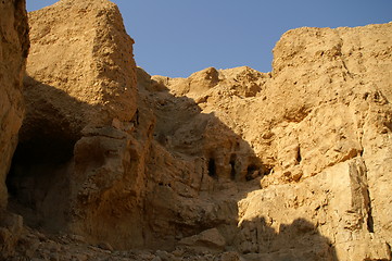 Image showing arava desert - dead landscape, background