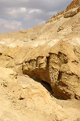 Image showing arava desert - dead landscape, stone and sand