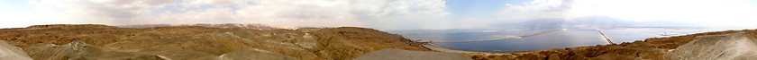 Image showing dead sea panorama