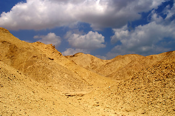 Image showing desert landscape - bright light