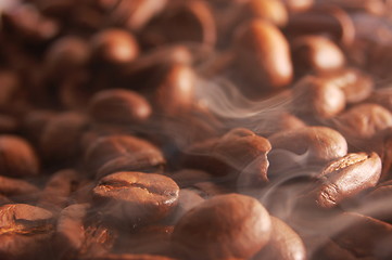 Image showing hot coffee for breakfast