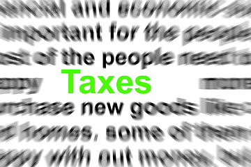 Image showing taxes