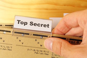 Image showing top secret