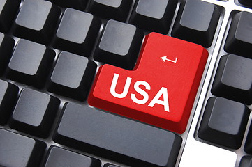 Image showing usa button