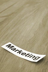 Image showing marketing