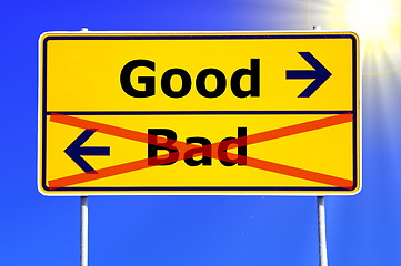 Image showing good and bad