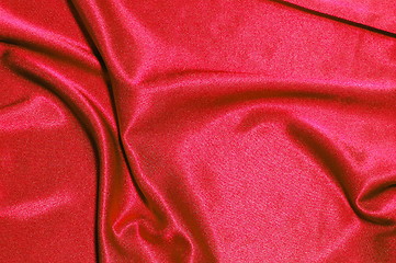 Image showing red satin background