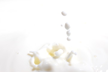 Image showing milk splash