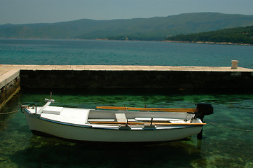Image showing boat at dock