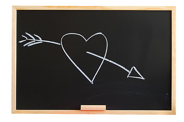 Image showing blackboard and love