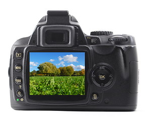 Image showing landscape on cam display