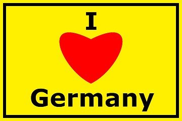 Image showing i love germany