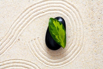 Image showing zen garden