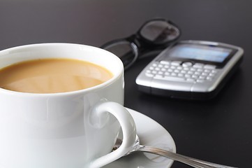 Image showing coffee at work