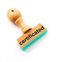 Image showing certificated