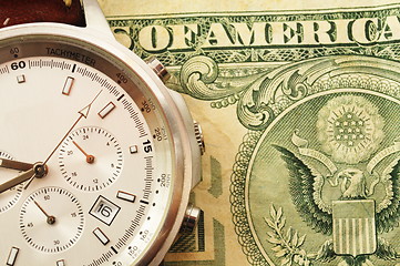 Image showing time and money