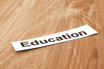 Image showing education