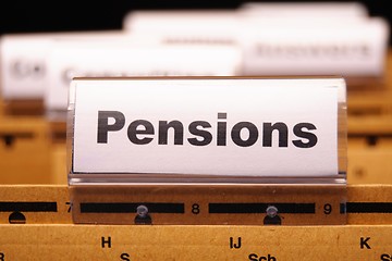 Image showing pensions