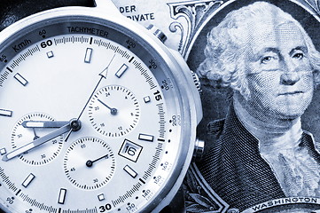 Image showing time is money