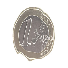 Image showing Melting Euro