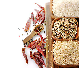Image showing rice assortment