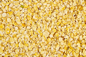 Image showing The texture of pea flakes