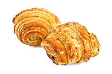 Image showing Two croissant