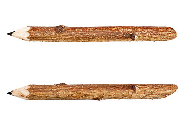 Image showing Two pencils of aspen