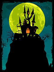 Image showing Halloween poster background. EPS 8