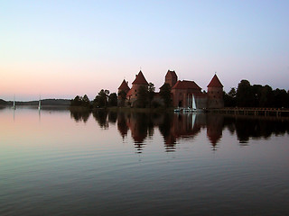 Image showing Trakai castle, Lithuania