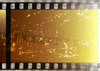 Image showing Grunge film strips (vector)