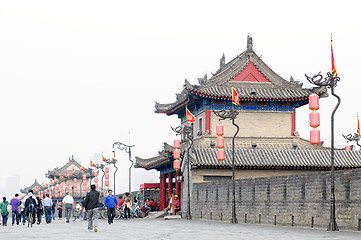 Image showing Ancient city wall