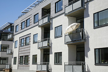 Image showing Apartment buildings