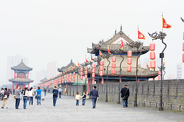 Image showing Ancient city wall