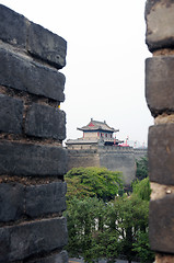 Image showing Ancient city wall