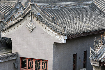 Image showing Roofs of ancient buildings