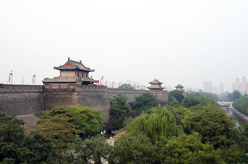 Image showing Ancient city wall