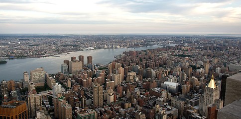 Image showing manhattan from empire state building view