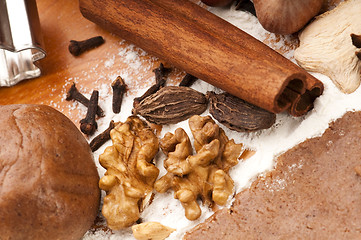 Image showing Christmas baking