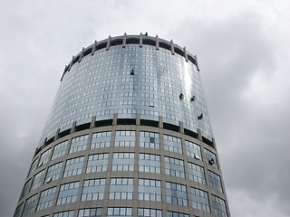 Image showing Washermen of windows