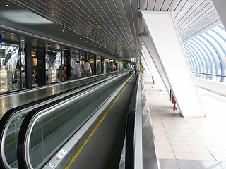 Image showing glass bridge
