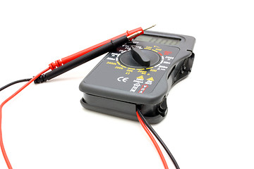 Image showing Multimeter of black color