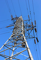 Image showing high voltage post 