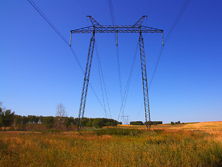 Image showing electrical grid near field