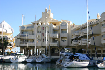 Image showing luxury marina