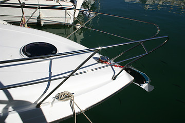 Image showing yacht detail